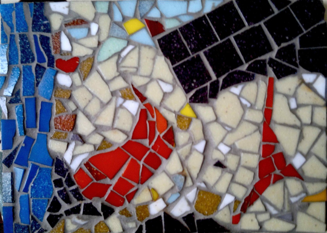 Mosaic Hot Plates - Caroline Campbell Paintings